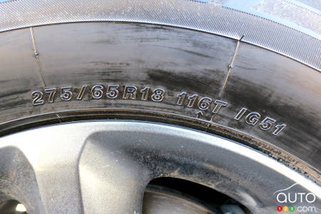 The most important information to know: those of the size of the tire.